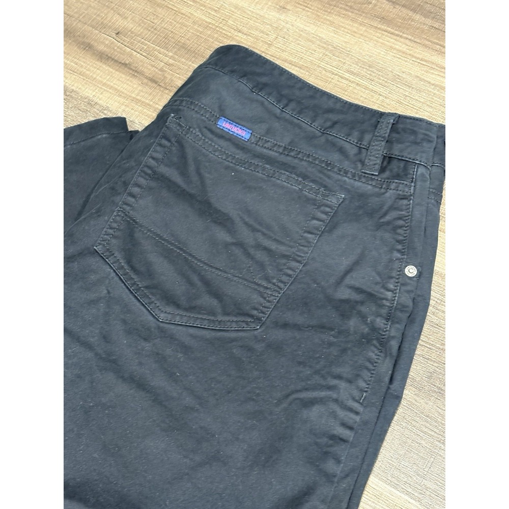 Untuckit Pants Mens 38x32 Black Stretch 5 Pockets Casual Relaxed Fit Chino